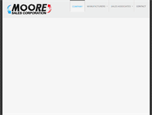 Tablet Screenshot of mooresalescorp.com